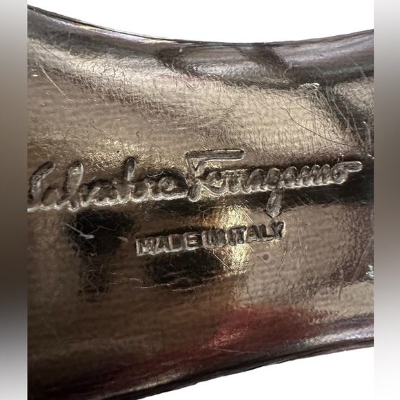 Salvatore Ferragamo Jeweled Heels. TAMARA WOMENS Size 6.5 L - Picture 8 of 15